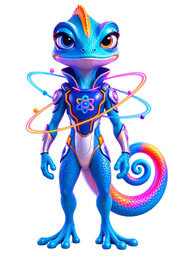 Orbit, la mascotte di Quantum Vibes